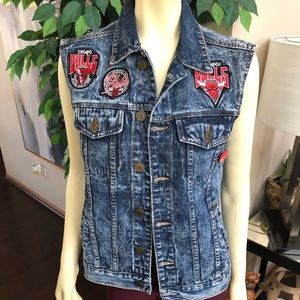 RARE CHICAGO BULLS DENIM VEST